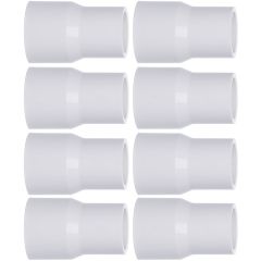 8-Pk 1 x 3/4 in. SCH-40 PVC Reducing Couplings NSF ASTM D2466 Pipe Fittings Slip/Socket