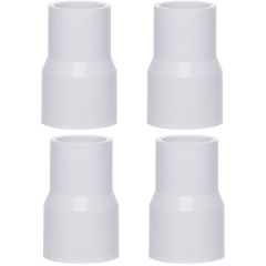 4-Pk 3/4 x1/2 in. Schedule 40 PVC Reducing Couplings NSF Pipe Fittings SCH40 ASTM D2466