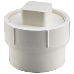 6" DWV FEMALE ADAPTER SPG X FIPT+PLUG PVC Fitting ASTM D2665 NSF