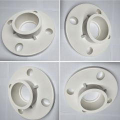 4-Pack 2 in. PVC TS Flange ASTM D2466 (Socket-Type Pipe Fitting) 2-Set