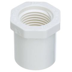 1 x 3/4 in. Schedule 40 PVC Female Reducing Ring/FPT Reducer Bushing  Sch-40 NSF Pipe Fitting, 1" Spigot x 3/4" FNPT