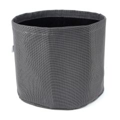 247Garden 1-Gallon Textilene Aeration Fabric Pot/Grow Bag for Indoor/Outdoor Decorated Gardening (Steel Gray)