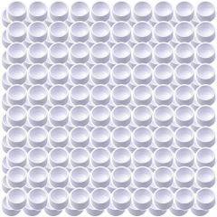 200pcs 3/4 in. PVC End Caps ASTM SCH40 Furniture-Grade Fittings