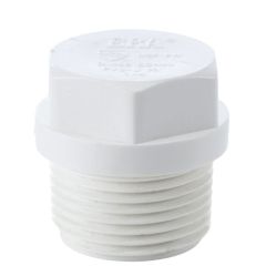 720pcs/Box 3/4 in. Schedule 40 PVC Male Threaded Plug/MPT End Cap Pipe Fitting NSF SCH40 ASTM D2466 0.75"