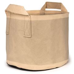 247Garden 20-Gallon Moisture Retention/Worm Grow Bags w/Handles, Tan w/Black Base 16H x 19D