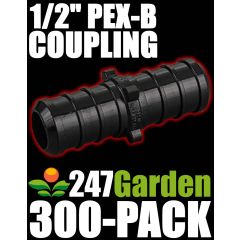 300-Pack 1/2" PEX-B Plastic Coupling Lead Free PPSU NSF