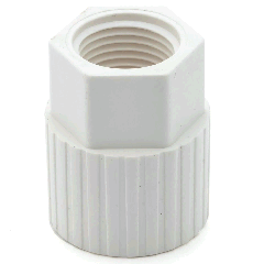 3/4 x 1/2 in. Schedule 40 PVC Reducing Female Adapter NSF Pipe Fitting SCH40 ASTM D2466