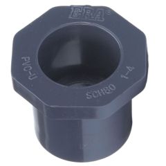 1-1/4 x 1/2 in. Schedule 80 PVC Reducing Ring/Reducer Bushing, Sch-80 Pipe NSF High Pressure Fitting, 1.25" Spigot x 1/2" Slip/Socket