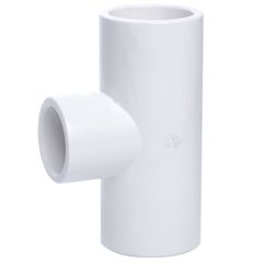 3/4 x 1/2 in. SCH40 PVC Reducing Tee 3-Way NSF Pipe Fitting SCH40 ASTM D2466