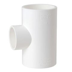 2-Pack 1" x 3/4" SCH-40 PVC Reducing Tee NSF ASTM D2466 Pipe Fittings 1 x 1 x 3/4 in. SxSxS