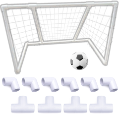 247/Workshop Make-Ur-Own Soccer Goal w/ 3/4" PVC Fittings Only 10Pcs (Pipes & Net Sold Seperately)