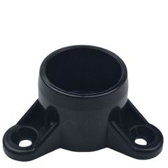 Black 2" PVC Table Screw Cap ASTM SCH40 Furniture-Grade Fitting