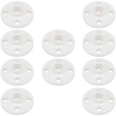 10-Pack 3/4 in. PVC TS Flanges ASTM D2466 Socket-Type Pipe Fittings