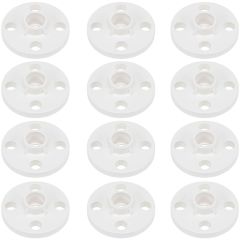 12-Pack 3/4 in. PVC TS Flanges ASTM D2466 Socket-Type Pipe Fittings