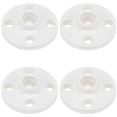 4-Pack 3/4 in. PVC TS Flange ASTM D2466 (Socket-Type Pipe Fitting)