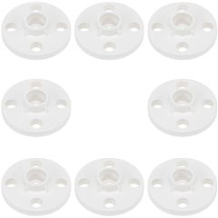 8-Pack 3/4 in. PVC TS Flanges ASTM D2466 Socket-Type Pipe Fittings