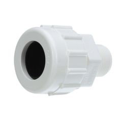 3/4 in. Schedule 40 PVC Male Compression Adapter MPTxMPT Threaded-Fitting for SCH40/SCH80 Pipes