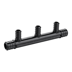 247Garden Manifold 3/4" inlet, 1/2" outlet, 3-port open, ASTM F2159 PPSU PEX Fitting