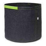 247Garden 7-Gallon Aeration Fabric Pot/Grow Bag w/Short Green Handles (Black 12H x 13D)