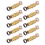 10-Pack 3/4" PEX x 3/4" PB (Polybutylene) Splicing Coupling with Ring, Repair Kit, Lead Free Brass