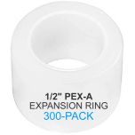 300-Pack 1/2" PEX-A Expansion Rings ASTM F1960 PPSU PEX Fittings New