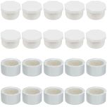 10-PK 1.5 in. SCH-40 PVC Female-Threaded NPT End Cap + 10-PK 1.5 in. PVC Male Threaded Plug Fittings NSF ASTM D2466 (20-Piece Set)