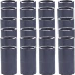 24-Pack 1 in. Schedule-80 PVC Couplings Slip/Straight/Socket Fittings NSF ASTM D2467