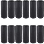 247Garden 1-Gallon Skinny Tall Black Fabric Pot/Deep Aeration Plant Grow Bag 5D x 12H 20-Pack