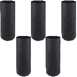 247Garden 2-Gallon Skinny Tall Aeration Fabric Pot/Deep Aeration Plant Grow Bag 6D x 16H Black 5-Pack