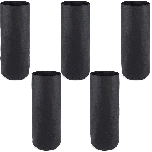 5-Pk 5-Gallon Skinny Tall Black Fabric Pot/Deep Aeration Plant Grow Bag 9D x 18.5H