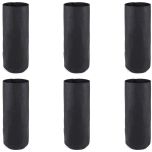 247Garden 3-Gallon Skinny Tall Aeration Fabric Pot/Deep Aeration Plant Grow Bag 7D x 18H Black 6-Pack