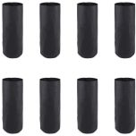 247Garden 2-Gallon Skinny Tall Aeration Fabric Pot/Deep Aeration Plant Grow Bag 6D x 16H Black 8-Pack