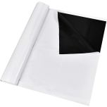 247Garden Panda Film 10X25 FT 5.5 Mil Black and White Poly Film for Hydroponics and Greenhouse