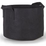 247Garden 20-Gallon Aeration Fabric Pot/Plant Grow Bag w/Handles (Black 16H x 19D)