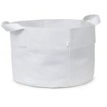 247Garden 50-Gallon Aeration Fabric Pot/Planting Grow Bag w/Handles (400GSM White 17H x 31D)