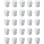 25-Pack 1/2 in. Schedule 40 PVC Male Thread Plugs, NSF/ASTM Pipe Fittings (MPT) SCH40 ASTM D2466