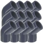 12-Pack 3/4 in. Schedule 80 PVC 45-Degree Elbow ASTM D2467 High Pressure Fittings