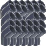 28-Pack 3/4 in. Schedule 80 PVC 45-Degree Elbow ASTM D2467 High Pressure Fittings