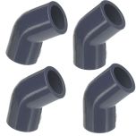 4-Pack 3/4 in. Schedule 80 PVC 45-Degree Elbow ASTM D2467 High Pressure Fittings