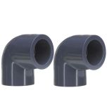 2-Pack 3/4 in. SCH80 90-Degree Elbow Fittings (Socket)