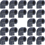 24-Pack 3/4 in. SCH80 90-Degree Elbow Fittings (Socket)