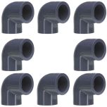 8-Pack 3/4 in. SCH-80 PVC 90-Degree Elbow Fittings NSF ASTM D2467 Slip/Socket