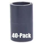 40-Pack 3/4 in. Schedule 80 PVC Couplings ASTM D2467