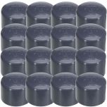 16-Pack 3/4 in. SCH-80 PVC End Caps Slip/Socket NSF ASTM D2467