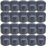 20-Pack 3/4 in. SCH-80 PVC End Caps Slip/Socket NSF ASTM D2467