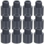 12-Pack 3/4 in. Schedule 80 PVC Male Adapters Pipe Fittings (Socket x MPT) NSF ASTM D2467/D2464 NPT