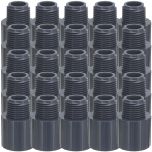 25-Pack 3/4 in. Schedule 80 PVC Male Adapters Pipe Fittings (Socket x MPT) NSF ASTM D2467/D2464 NPT