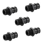 5-Pk 3/4" PEX-A x 1/2" NPT Male Adapters PPSU Plastic Cold Expansion Fittings ASTM F1960 NSF cUPC ANSI 61 Certified