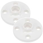 2-Pack 3/4 in. PVC TS Flange ASTM D2466 (Socket-Type Pipe Fitting)