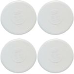 4-Pack 3 in. Schedule 40 PVC End Caps Pipe Fittings NSF SCH40 ASTM D2466